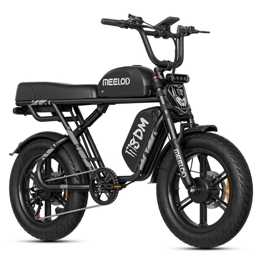 Meelod m8dm | 2400w dual motor fat tire ebike