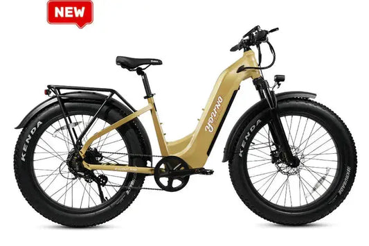 YOUNG Electric E-Scout Pro Step-Through Commuter Ebike | Up to 80 Miles, 28 MPH | 960Wh LG Battery, 26’’ All-terrain eBike (Open Box) - eJOEbike