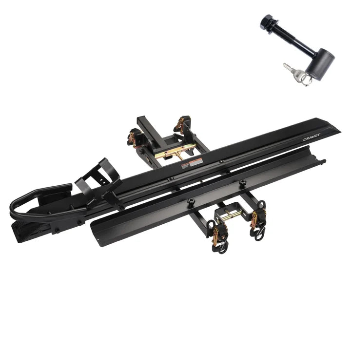 CRAVOT MotoRack M1/M1 Max Heavy Duty Foldable Hitch Motor Bike Rack