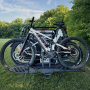 2-Bike Hitch Electric Bike Rack, Folding Fat Tire E-Bike Carrier, 200 LBS Capacity, Fits 2'' Receiver - eJOEbike