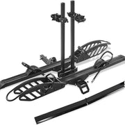 2-Bike Hitch E-bike Rack with Ramp, Fat Tire Electric Bike Carrier - eJOEbike