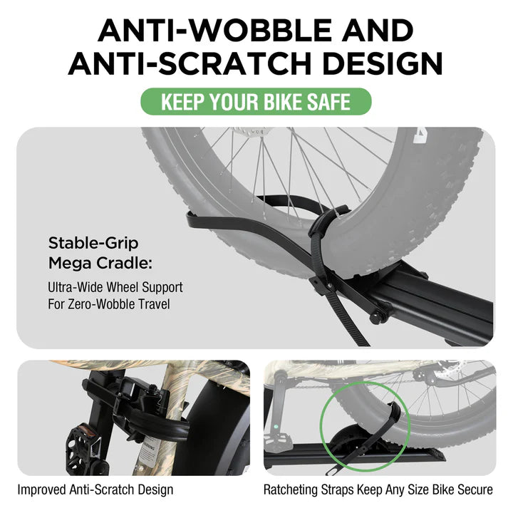 1-Bike Hitch E-bike Rack, Lightweight Single