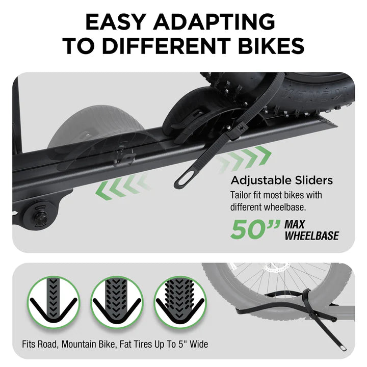 1-Bike Hitch E-bike Rack, Lightweight Single