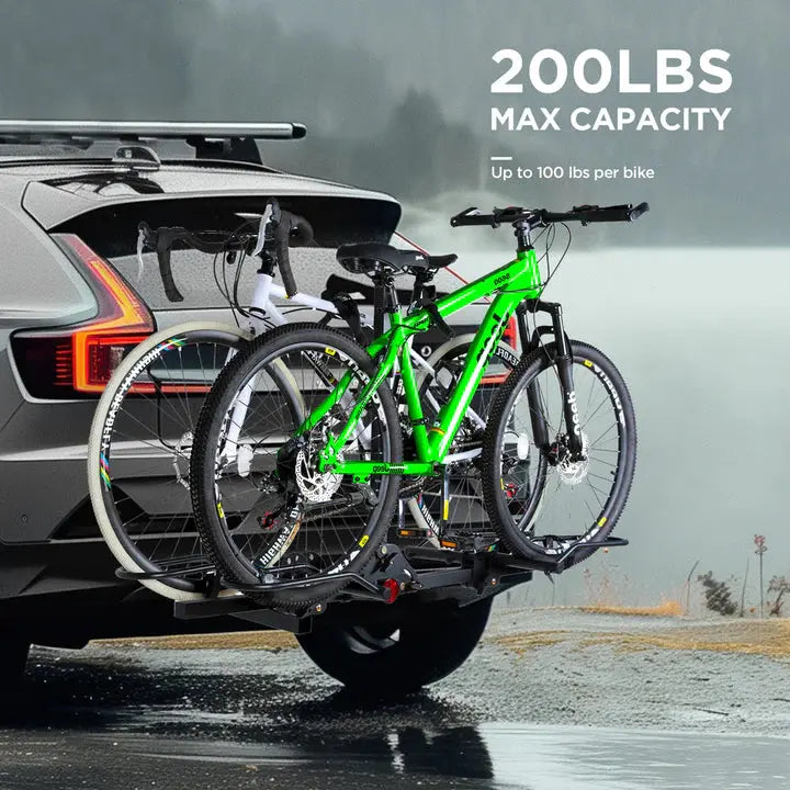 2-Bike Hitch Rack with Lock - eJOEbike