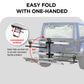 2-Bike E-bike Hitch Rack, EZ-FOLD Fat Tire Electric Bike Carrier