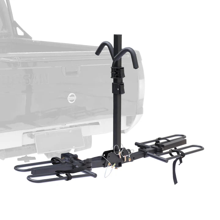 2-Bike Hitch Bike Rack, Pin Clip Folding Bike Carrier