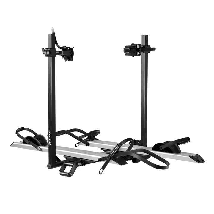 2-Bike Hitch Electric Bike Rack, Folding Fat Tire E-Bike Carrier