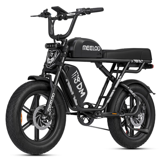 Meelod m8dm | 2400w dual motor fat tire ebike