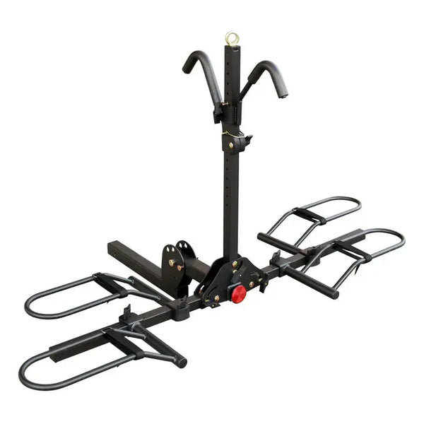2-Bike Hitch Bike Rack, Folding Fat Tire Bike Carrier, 200 LBS, 2'' Receiver - eJOEbike