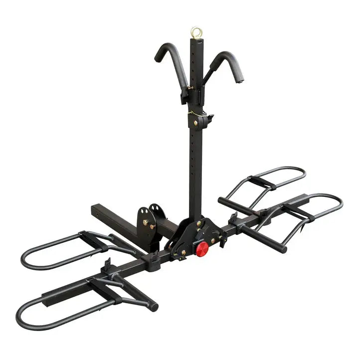 2-Bike Hitch Bike Rack, Folding Fat Tire Bike Carrier, 200 LBS, 2'' Receiver - eJOEbike