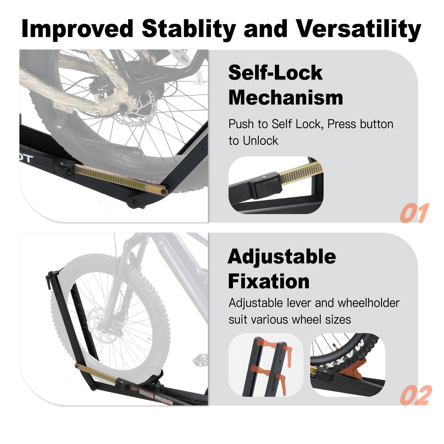 CRAVOT MagRack X1 MAX Foldable Hitch Bike Rack