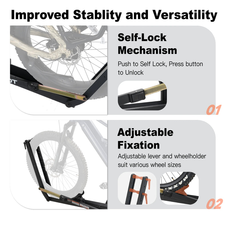 CRAVOT MagRack X1 MAX Foldable Hitch Bike Rack 