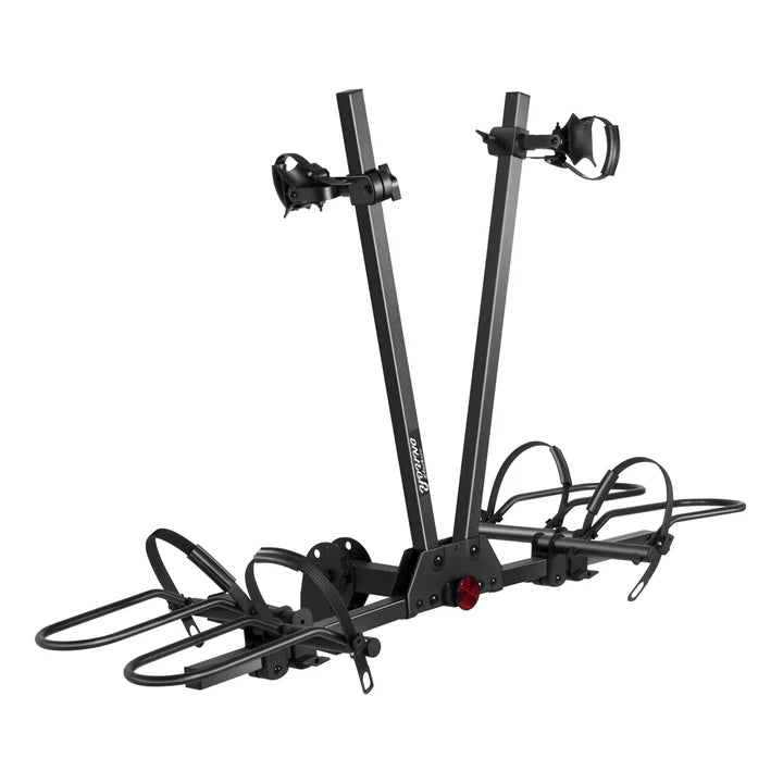 2-Bike Hitch Rack, Fat Tire Bike Carrier for Step-Through Bikes