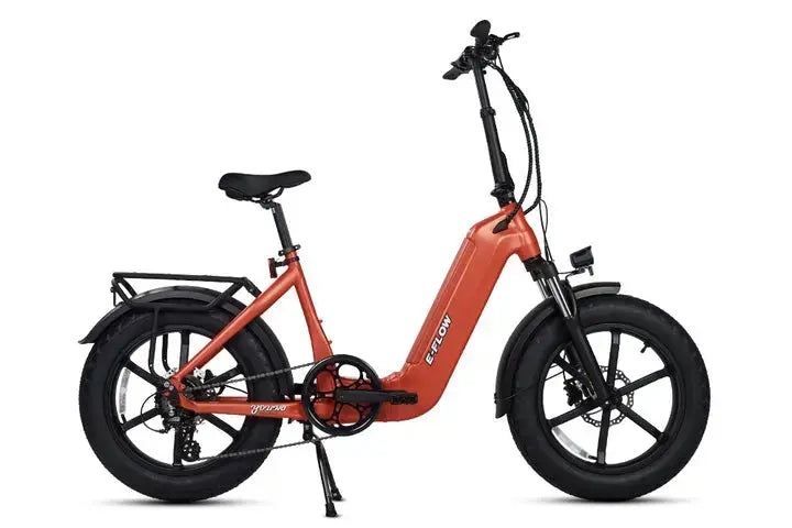 E-Joe 750W Young Electric E-Flow Folding Fat Tire Step-Thru Electric Bike