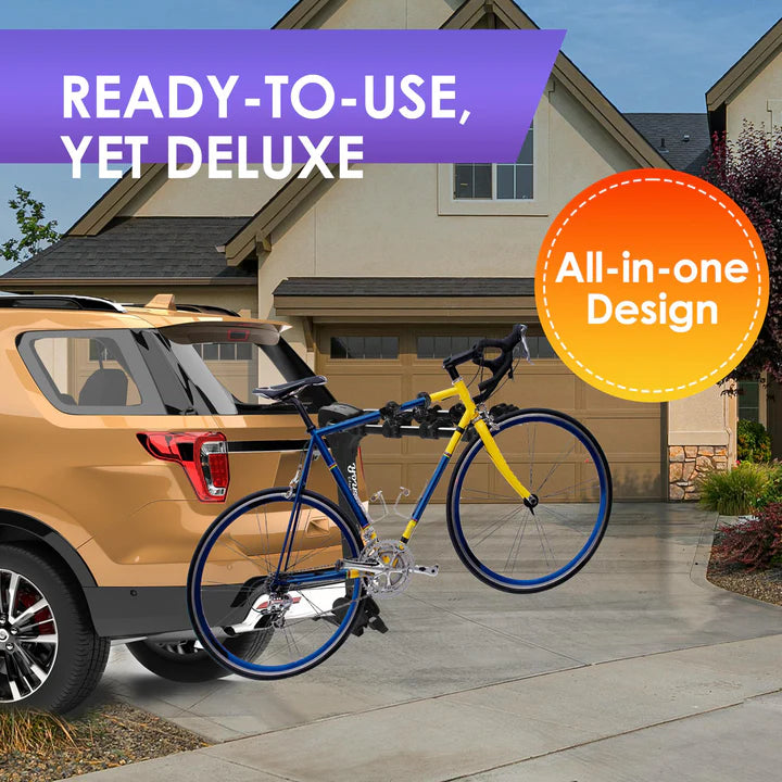 4-Bike Hitch Bike Rack, EASY FOLD Bike Carrier