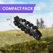 4-Bike Hitch Bike Rack, EASY FOLD Bike Carrier - eJOEbike