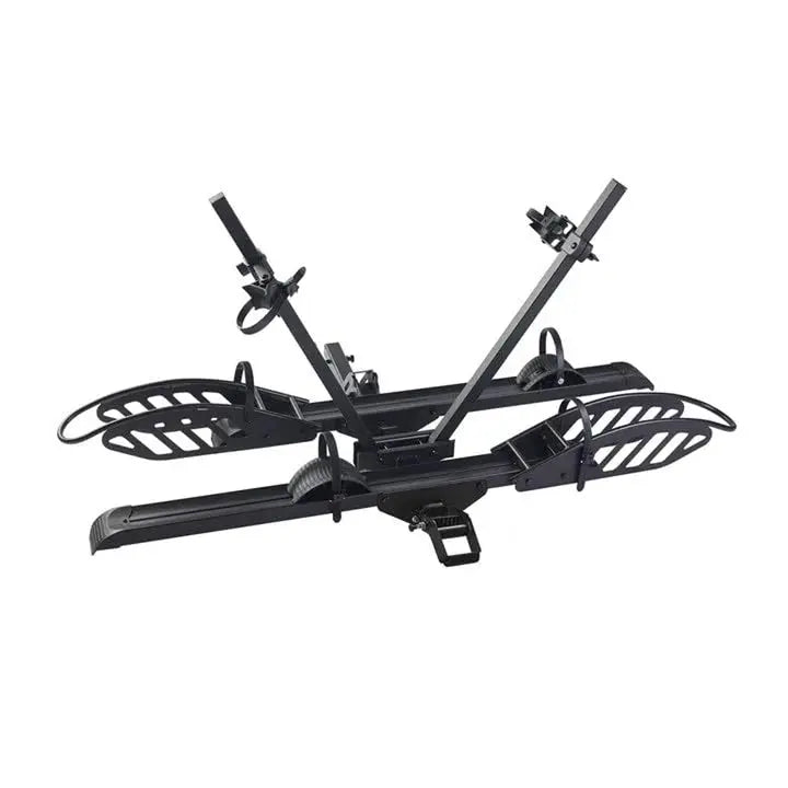 2-Bike Hitch Electric Bike Rack, Folding Fat Tire E-Bike Carrier, 200 LBS Capacity, Fits 2'' Receiver - eJOEbike