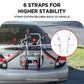 2-Bike Trunk Mount Rack, Lightweight Aluminum Bike Carrier
