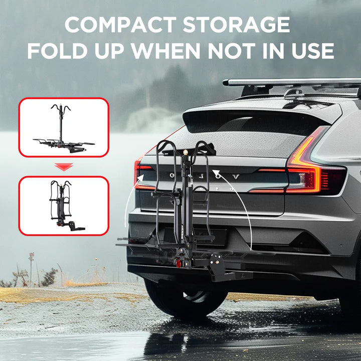 2-Bike Hitch Rack with Lock