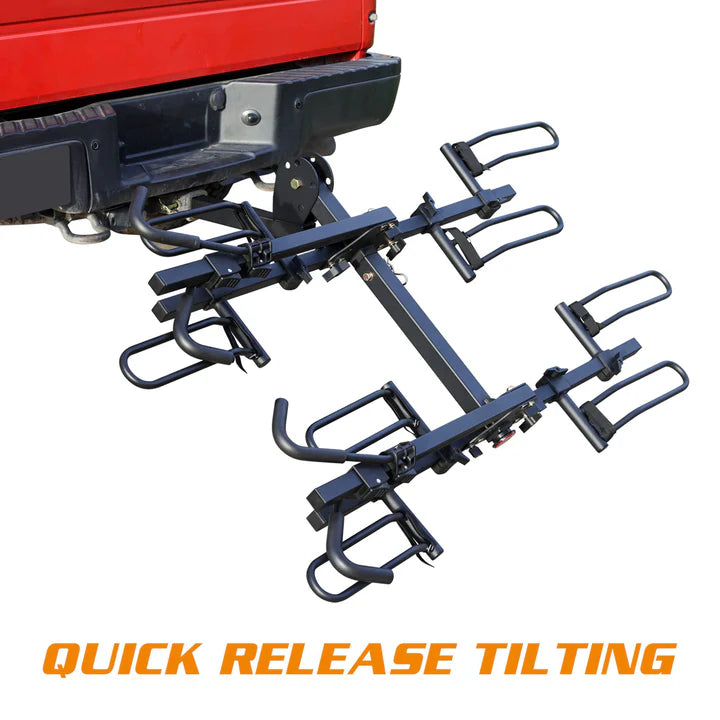 4-Bike Hitch Bike Rack, Folding Bike Carrier