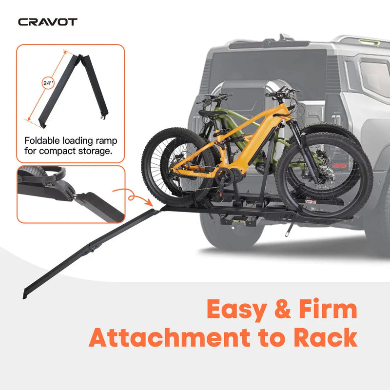 CRAVOT CyberRack S2 Hitch Bike Rack - eJOEbike