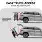 2-Bike Hitch E-bike Rack with Ramp, Fat Tire Electric Bike Carrier