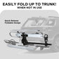 1-Bike Hitch E-bike Rack with Ramp, Folding Single Electric Bike Carrier, 100 LBS Capacity, Fits 2'' Receiver