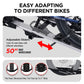 2-Bike Hitch E-bike Rack with Ramp, Fat Tire Electric Bike Carrier