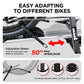 2-Bike Hitch Electric Bike Rack, Folding Fat Tire E-Bike Carrier