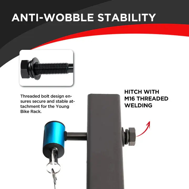 Pin On Bike Rack M16 Hitch Receiver Locking Pin - Secure Your Bike Rack – eJOEbike