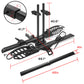 2-Bike Hitch E-bike Rack with Ramp, Fat Tire Electric Bike Carrier