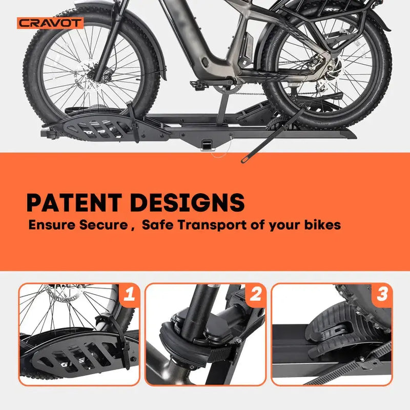 CRAVOT CyberRack E2 Hitch Bike Rack(Open Box) ejoebike