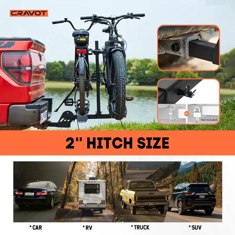 CRAVOT CyberRack E2 Hitch Bike Rack(Open Box) ejoebike