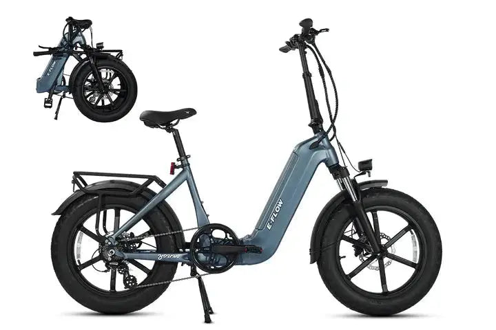 Young Electric E-Flow 750W Folding E-Bike – 48V BAFANG, Fat Tire