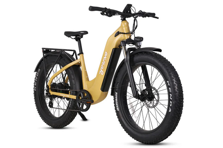 YOUNG Electric E-Scout Pro Step-Through Commuter Ebike | Up to 80 Miles, 28 MPH | 960Wh LG Battery, 26’’ All-terrain eBike (Open Box)