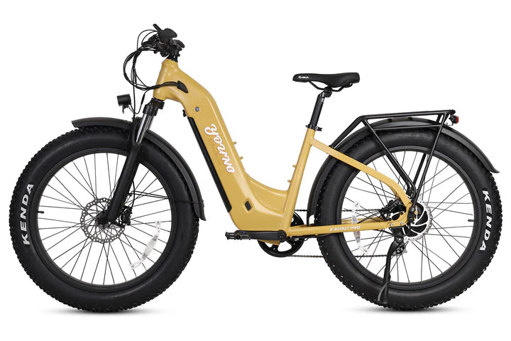 YOUNG Electric E-Scout Pro Step-Through Commuter Ebike | Up to 80 Miles, 28 MPH | 960Wh LG Battery, 26’’ All-terrain eBike (Open Box)