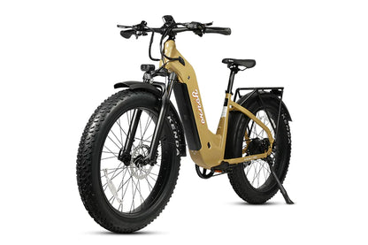 YOUNG Electric E-Scout Pro Step-Through Commuter Ebike | Up to 80 Miles, 28 MPH | 960Wh LG Battery, 26’’ All-terrain eBike (Open Box)