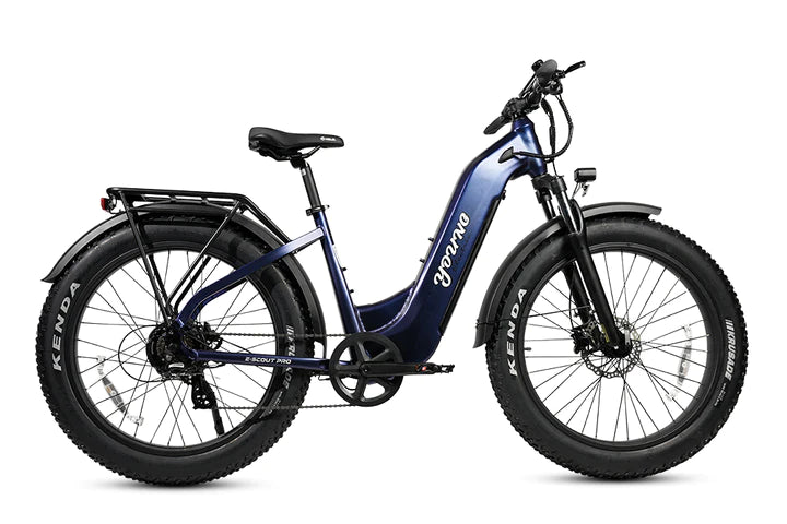 YOUNG Electric E-Scout Pro Step-Through Commuter Ebike | Up to 80 Miles, 28 MPH | 960Wh LG Battery, 26’’ All-terrain eBike (Open Box)