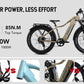 YOUNG Electric E-Scout Pro 750W Long Range Electric Hunting Bike | 960Wh LG Battery | Up to 80 Miles, 28 MPH | 26’’ All-terrain eBike (Open Box)