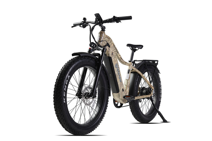 YOUNG Electric E-Scout Pro 750W Long Range Electric Hunting Bike | 960Wh LG Battery | Up to 80 Miles, 28 MPH | 26’’ All-terrain eBike (Open Box)