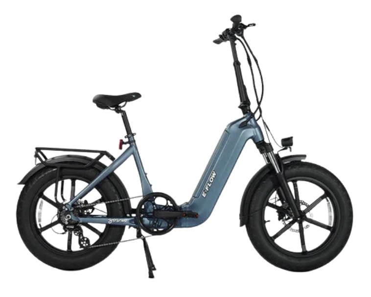 Young Electric E-Flow 750W Folding E-Bike – 48V BAFANG, Fat Tire