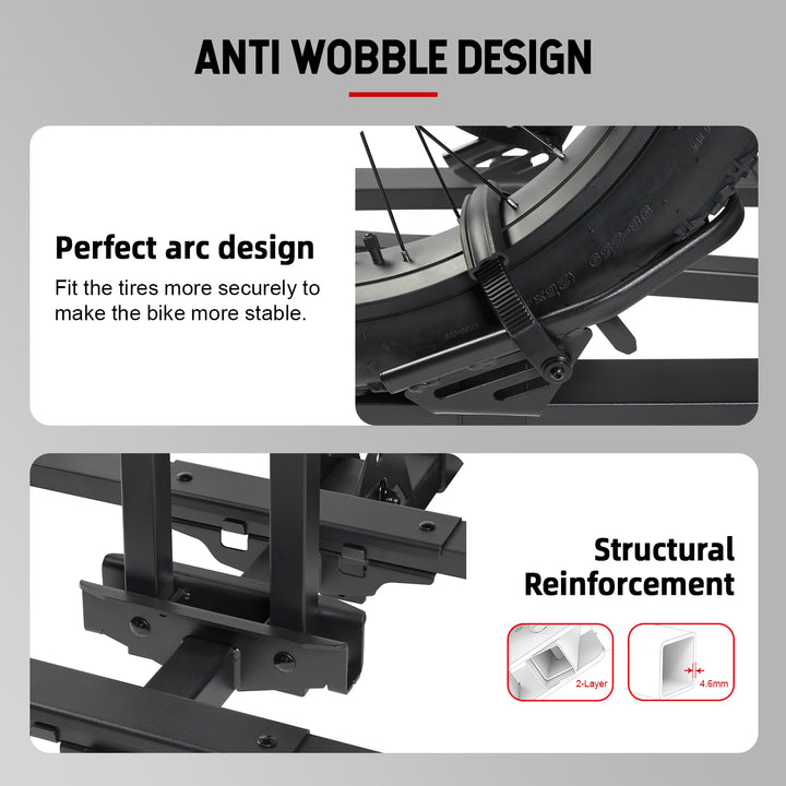 Young Electric FELLOW Foldable Hitch eBike Rack | 2’’ Receiver, 200 LBS Capacity (Open Box)