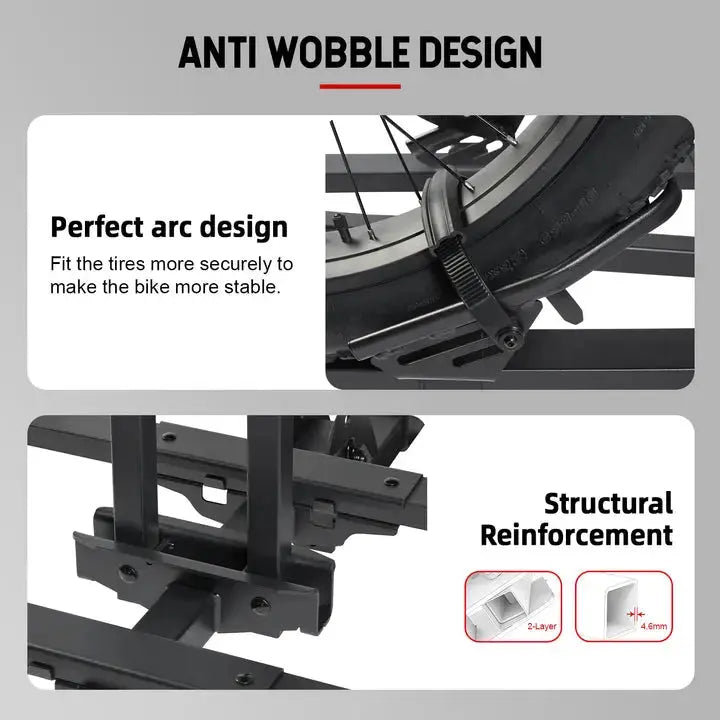 Young Electric FELLOW Foldable Hitch eBike Rack | 2’’ Receiver, 200 LBS Capacity eJOEbike