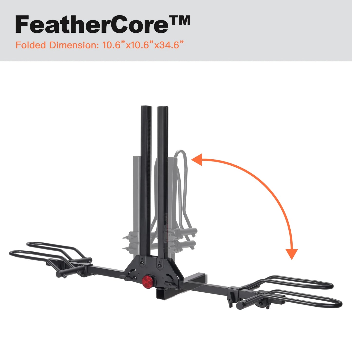 CRAVOT MagRack F2 Light Weight Foldable Hitch Bike Rack