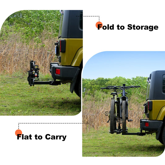 Cravot magrack f2 light weight foldable hitch bike rack