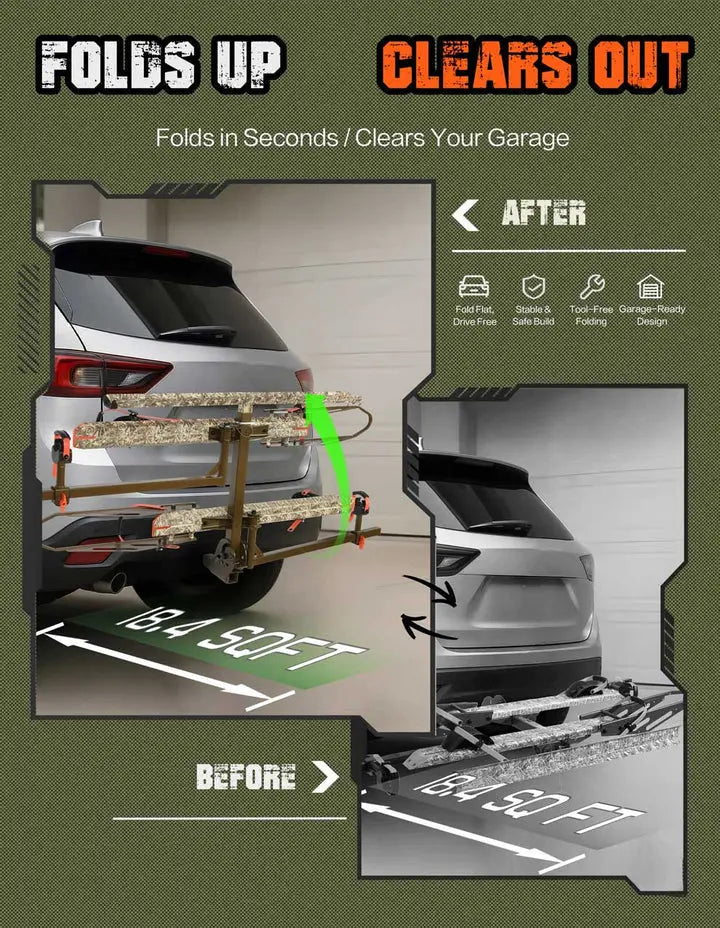 Camo 2-Bike Hitch E-bike Rack with Ramp - eJOEbike