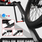 200lbs Capacity Tire-Clamp E-bike Rack with Ramp