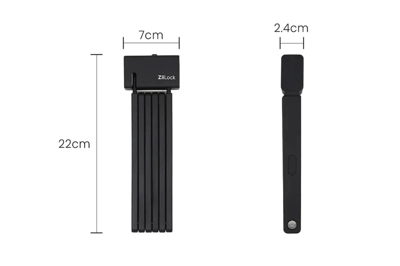 Ziilock M Folding Bike Lock - eJOEbike